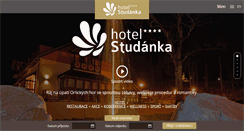Desktop Screenshot of hotelstudanka.cz